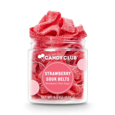 Candy Club Strawberry Sour Belts