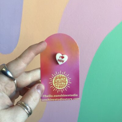 I Heart HSV Mini Pin
