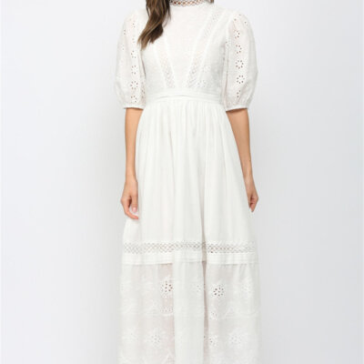 Timeless Ivory Midi Dress