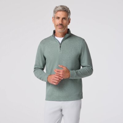 Crandall Quarter Zip - Seagrass Heather
