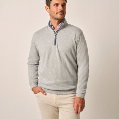 Light Gray Hanks 1/4 Zip
