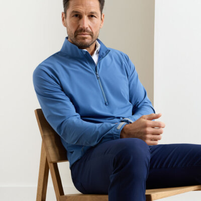 Dunes Half Zip - Windsor Blue