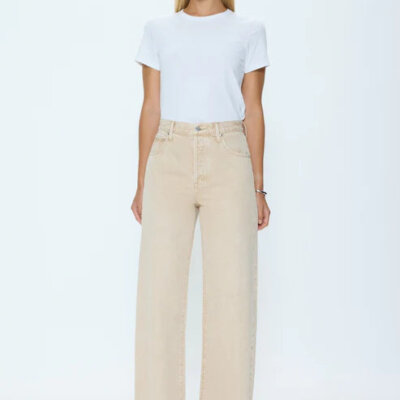 Tate Crop Hi-Rise - Dune