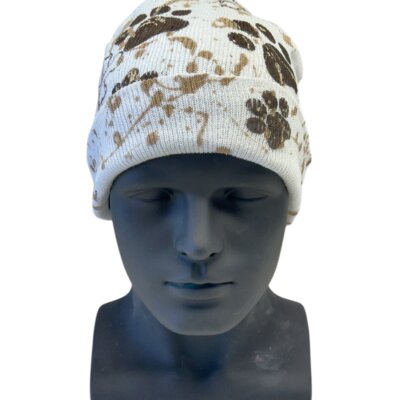Splattered Beanie 0546 / Free Shipping