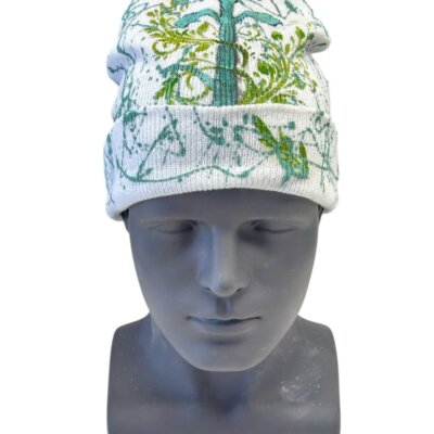 Splattered Beanie 0548 / Free Shipping