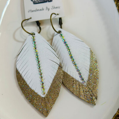 White Gold Shimmer Wings