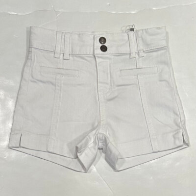 White Welt Pocket Short