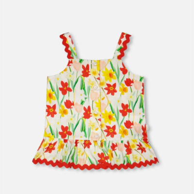 Draffodils Print Top