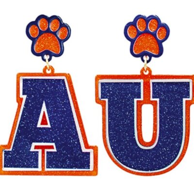 Gameday Logo Glitter Earrings