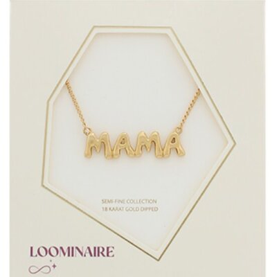 Large Gold Mama Necklace