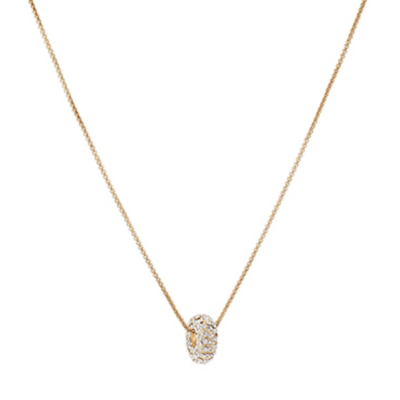 Donut Rhinestone Necklace