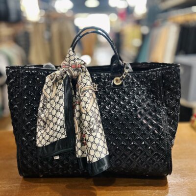 Chain Printed Square Scarf
