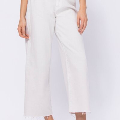 Hidden 27" Nori Wide Leg- Sea Salt