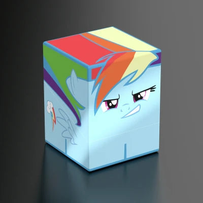 Ultimate Guard Squaroes Boulder 100+ Deck Box - Squaroes: My Little Pony: Friendship Is Magic - Rainbow Dash