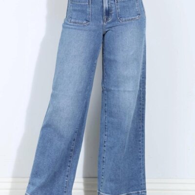 Nori Front Pocket Wide Leg- Md Dk