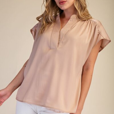 Vneck Neutral Top