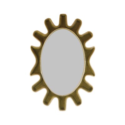 Olive Sunburst Mirror