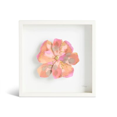 Pink & Orange Flower Wall Art