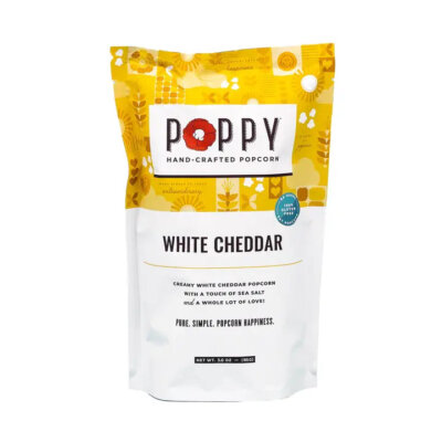 Poppy White Cheddar Popcorn