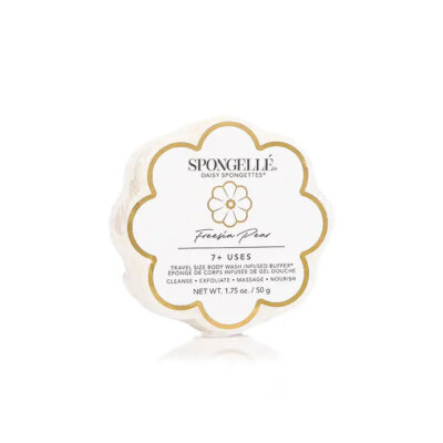 Spongelle Freesia Pear Daisy Spongette