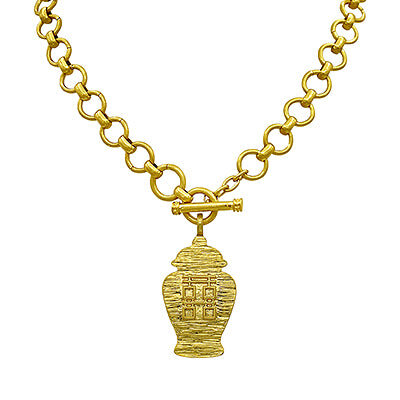 Chinoiserie Jar Necklace Set