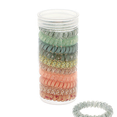 10 pcs Spiral Hairband-Green