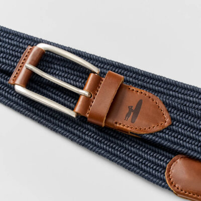 Johnnie-O Farley Waxed Cotton Stretch Navy