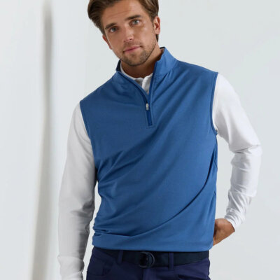 Peter Millar Galway Vest Windsor Blue