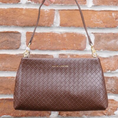 Nova Small Shoulder Bag in Chocolate