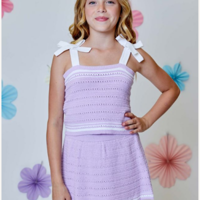 Lilac Knit Tank