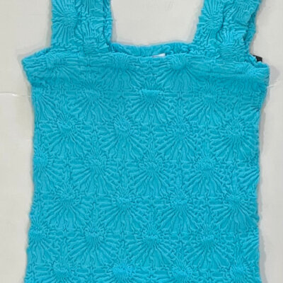Capri Seamless Floral Textured Tank