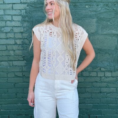 Crochet Crush Knitted Top