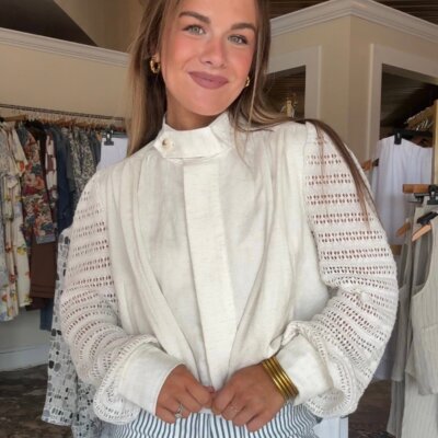 Cloud 9 Linen Blend Bubble Jacket