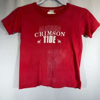 1970's Alabama Crimson Tide T-Shirt Youth Medium