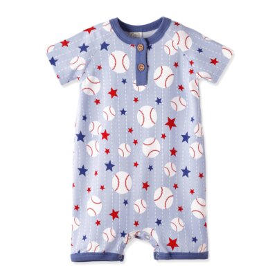 Grand Slam Bamboo Shorty Romper