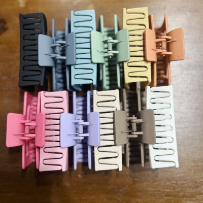 Square Hair Clips