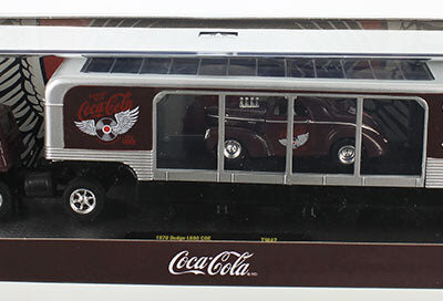 M2 Machines: Coca - Cola Auto Haulers 1970 Dodge L600 COE and 1941 Willys Coupe