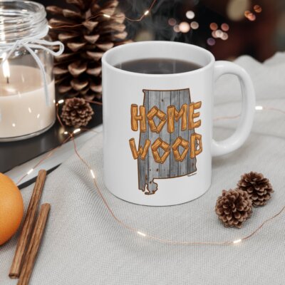 Homewood City Mug — "Home Wood" Rustic Alabama Coffee Cup