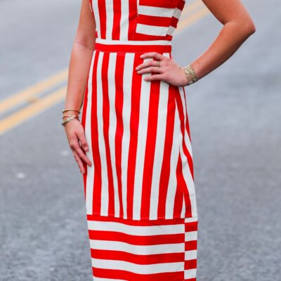 The Firecracker Stripe Dress