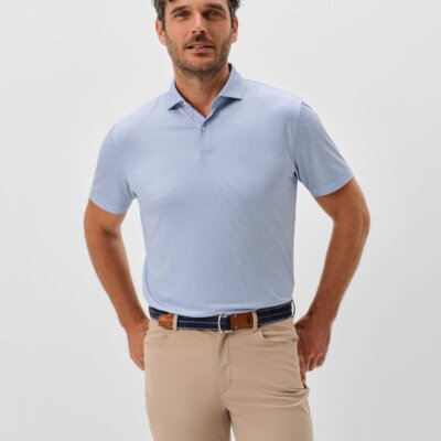 Johnnie-O Rud Perf Jersey Polo Lake