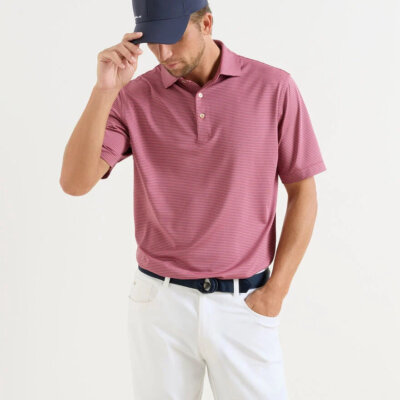 Peter Millar Bolt Polo Chili Red