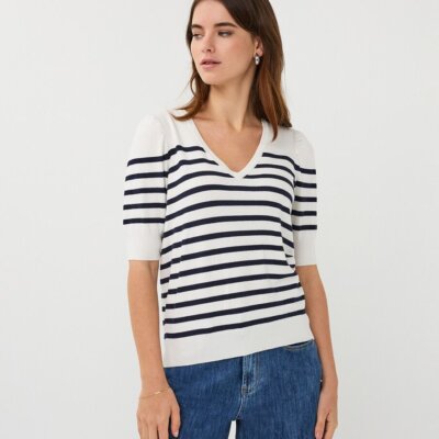 Lydia Striped Sweater