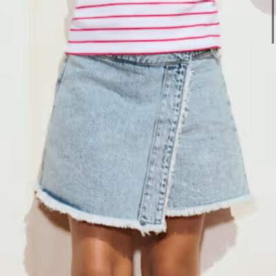 Denim Skort