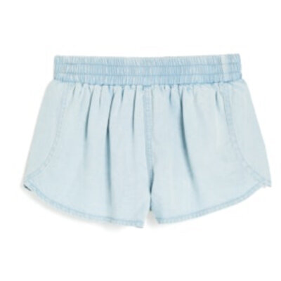 Light Indigo Pull On Short