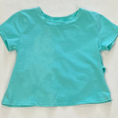 Aqua Twist Back Top