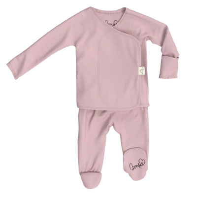 Peony Velcro Footie