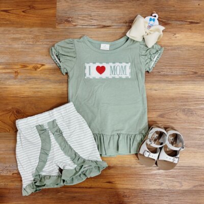 Girl I ❤️ Mom Set