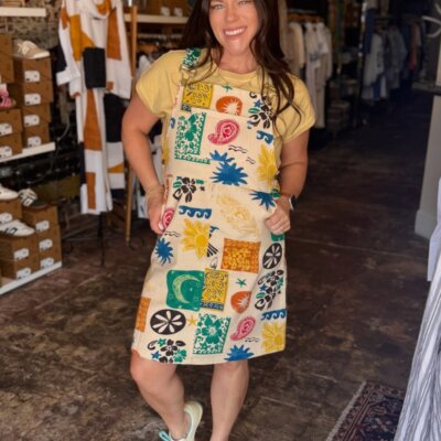 Bold Moves Only Overall Dress