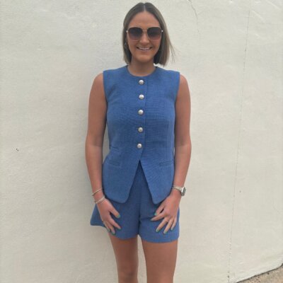 Lucy Paris Jovie Short Dark Blue
