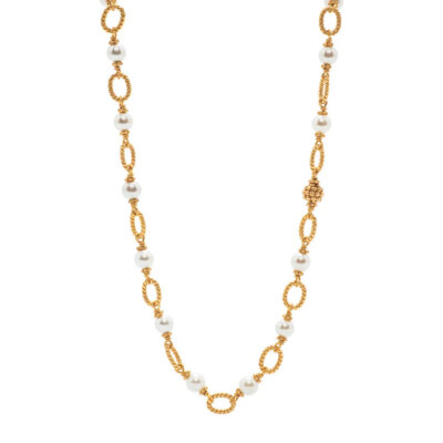 Berry Bead Chain, 24'' - Pearl